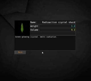 Recipe how to craft radioactive capsule and cave exploration..
